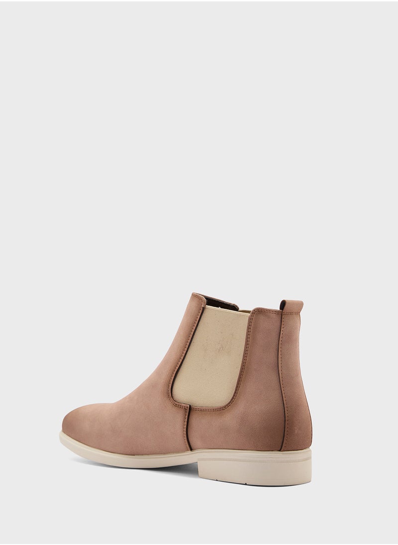 Robert Wood Nubuck Chelsea Boots  - Image 3