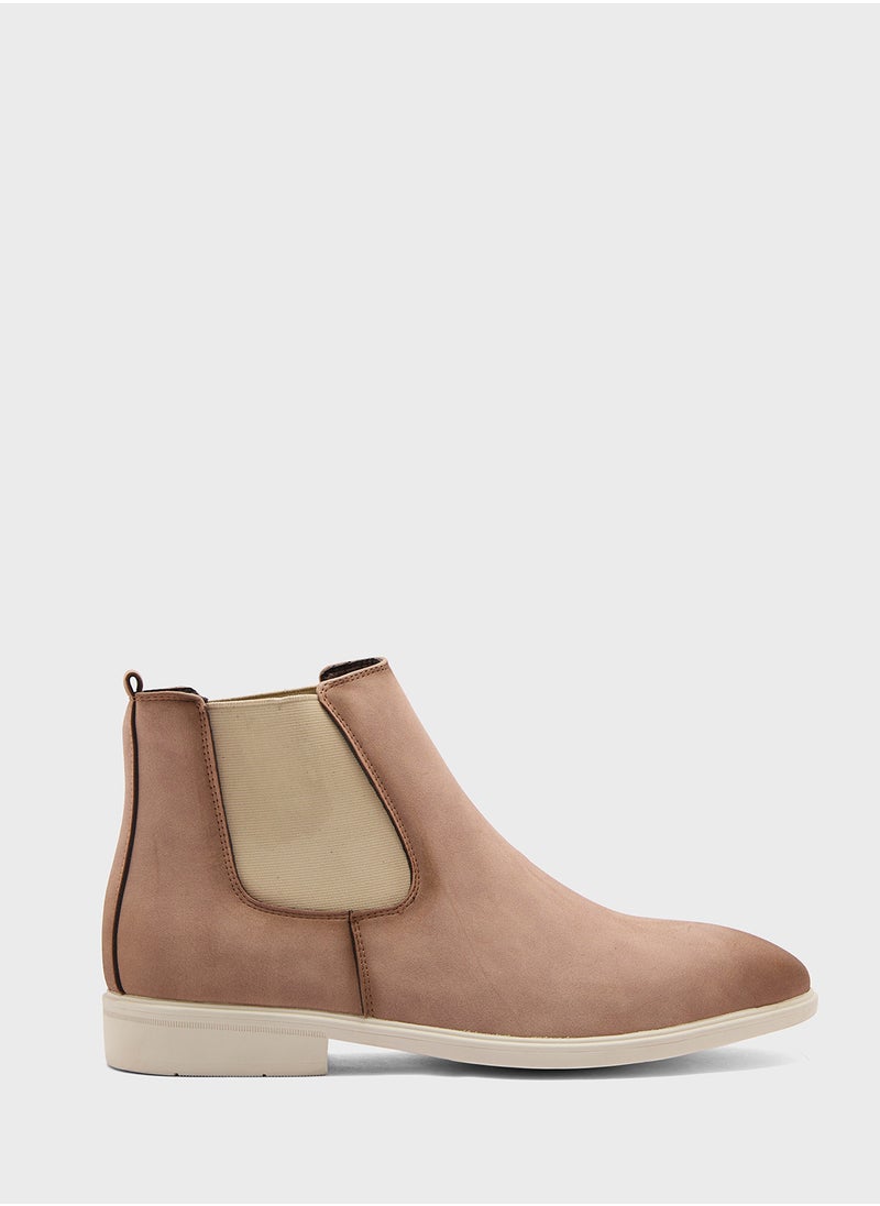Robert Wood Nubuck Chelsea Boots  - Image 1