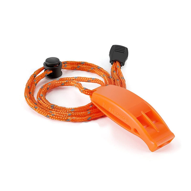 Outdoor First Aid Survival Dual-Frequency Whistle First Aid Whistle Dual-Frequency Survival Whistle Buckle Arc Treble Whistle - Image 4