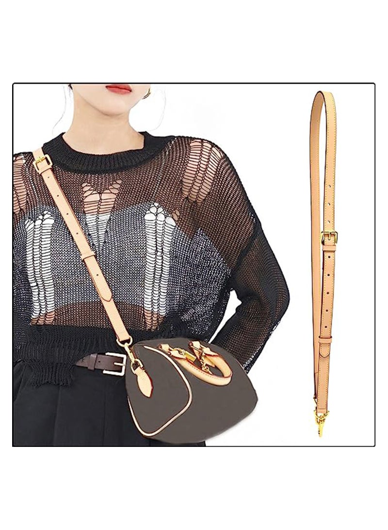 Zikra Purse Strap Adjustable Crossbody Strap, Leather Replacement Shoulder Strap, Suitable for Crossbody Bags Bucket Bags Shoulder Bags, Width 0.7inch - Image 3