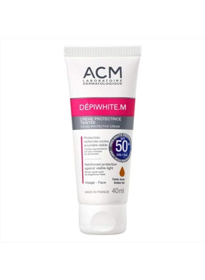 ACM Labo DEPIWHITE M TINTED CREAM SPF50+ TINTED PROTECTIVE CREAM 40ml  - Image 1