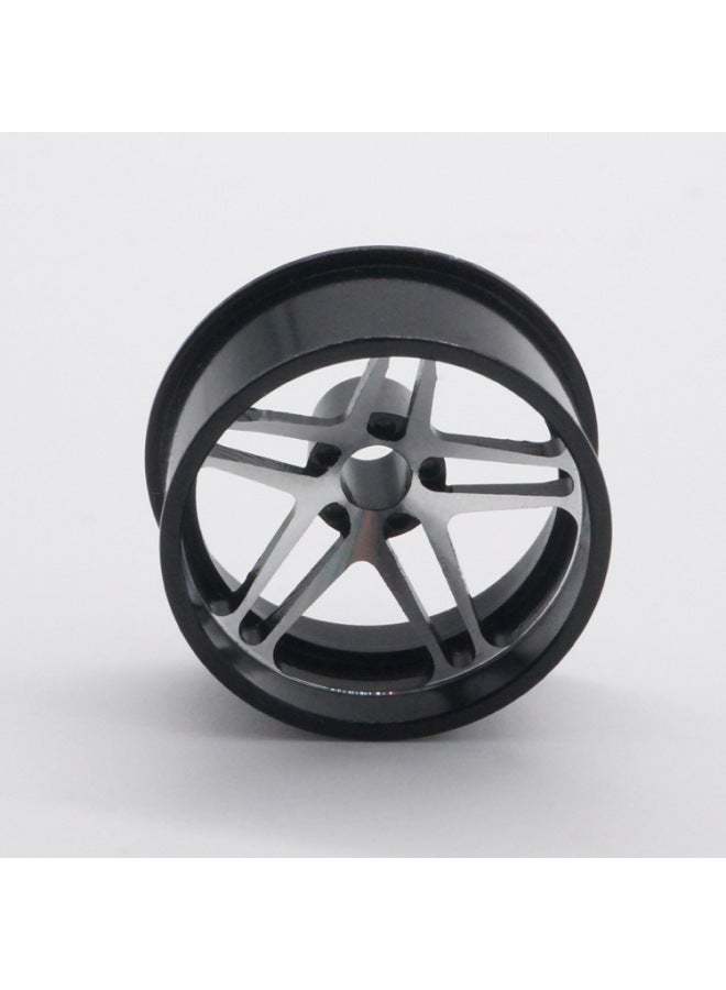 Cnc Aluminum Car Parts Processing High Quality Toy Four-wheel Drive Modified Parts Aluminum Alloy Wheel Wheel In Stock-Color:Gray - Image 2
