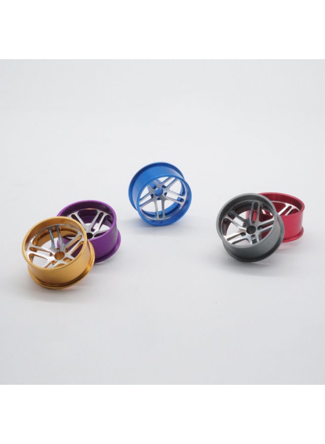 Cnc Aluminum Car Parts Processing High Quality Toy Four-wheel Drive Modified Parts Aluminum Alloy Wheel Wheel In Stock-Color:Gray - Image 4