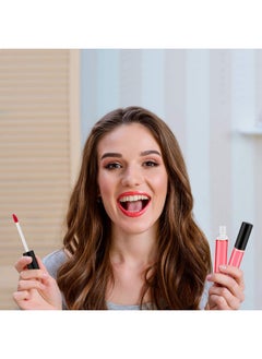 Patelai 50 Pieces Empty Lip Gloss Containers Lip Gloss Tubes, Refillable Lip Balm Bottles Plastic Lipstick Tubes with Rubber Inserts Cosmetic Tools for Women DIY Makeup, 10 ml (Black)  - Image 4