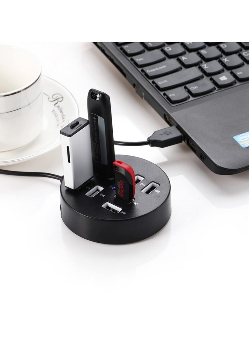 8 Ports USB 2.0 Hub High Speed USB Splitter USB HUB with OTG Function for iMac MacBook Laptop PC Computer Accessories Multi USB Port Expander for Charging Data Transfer - Image 4