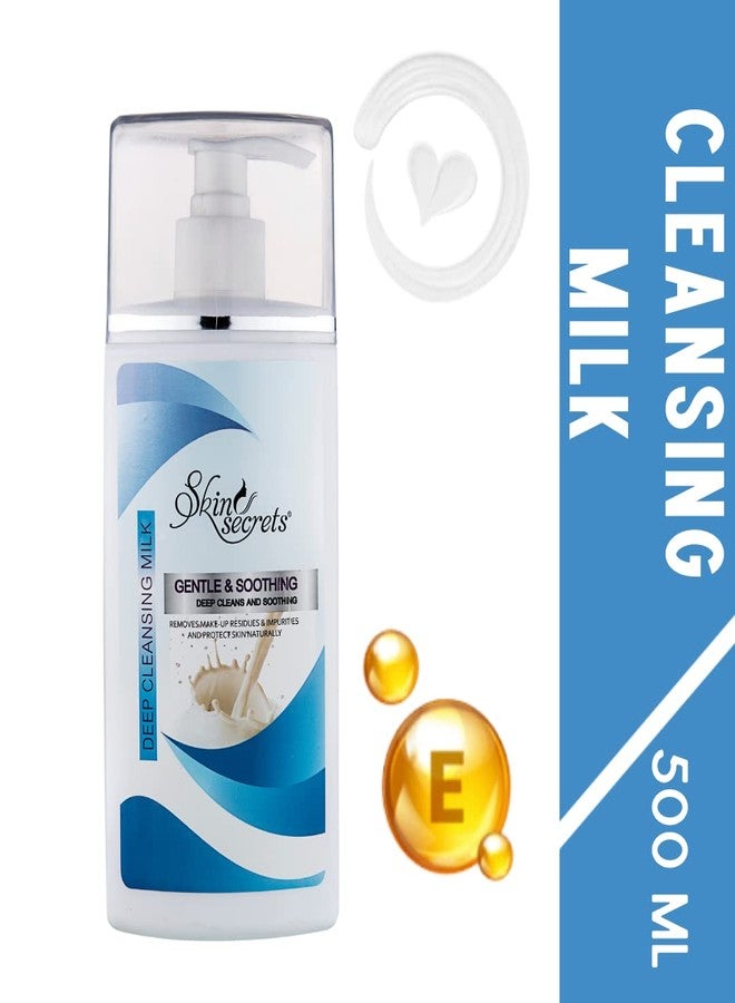Skin Secrets Deep Cleansing Milk with Vitamin E Oil for Gently Cleansed, Soft & Supple Skin (450ml) - Image 1
