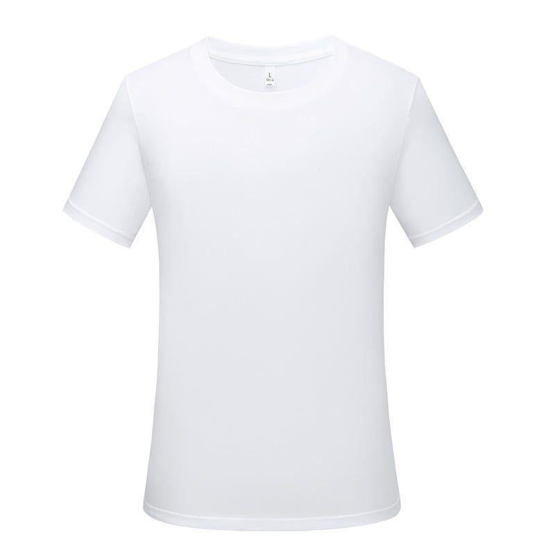 Summer Pure Cotton Work Clothes With Logo Printing, Men'S And Women'S Round-Neck Cultural Shirts, Class Uniforms With Printed Text, Short-Sleeved Advertising Shirts, Blank Shirts - Image 1