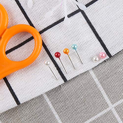CCINEE 1000PCS Multicolor Straight Pins Quilting Pearl Sewing Pins Head Pins for Wedding and Other Crafts Making - Image 4