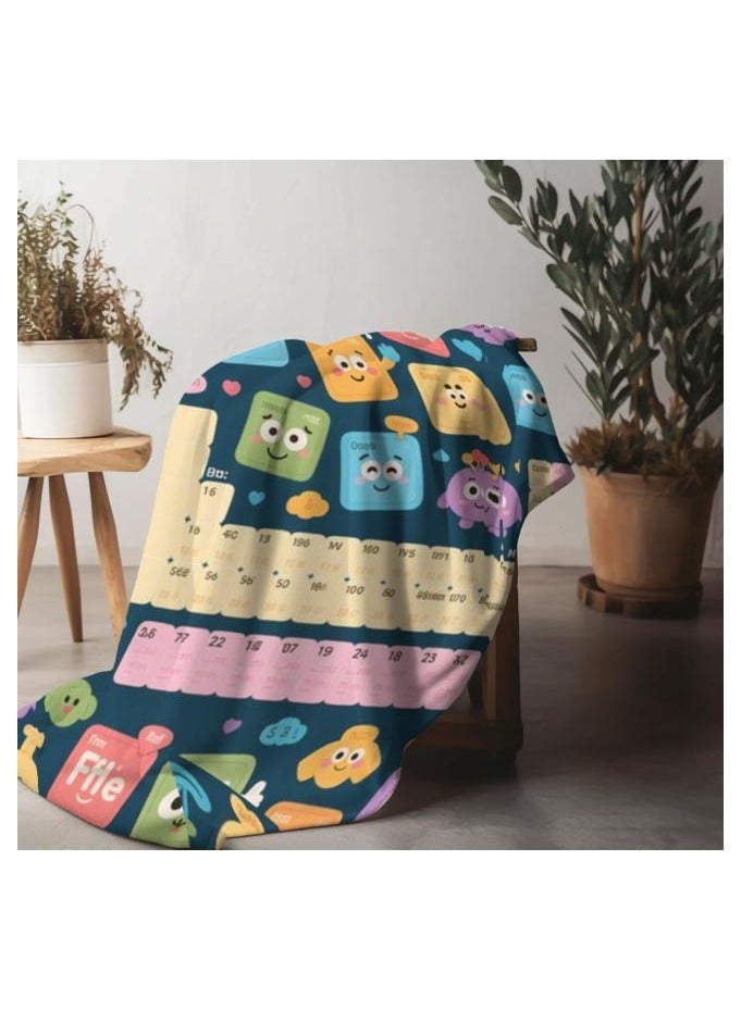 general Flannel thin blanket (warm and comfortable, suitable for sleep, gaming, dust removal and sandproof) 150cm*200cm - 640 - Image 4