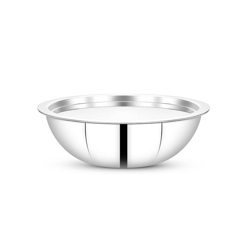 Maxima MAXIMA Honeycomb Stainless Steel Tasra 28cm, 4.1 LTR - Triply Construction, Even Heat Distribution | Thickness, Lid Included | Premium Cookware for Quick, Easy, and Delicious Meals  - Image 1