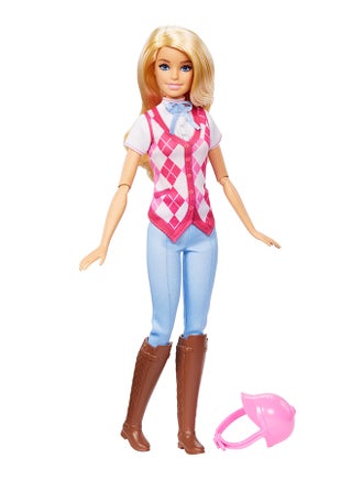 “Malibu” Doll & Accessories from Mysteries: The Great Horse Chase, Includes Fashion Doll, Removable Riding Outfit & Helmet - HXJ38 - view 5