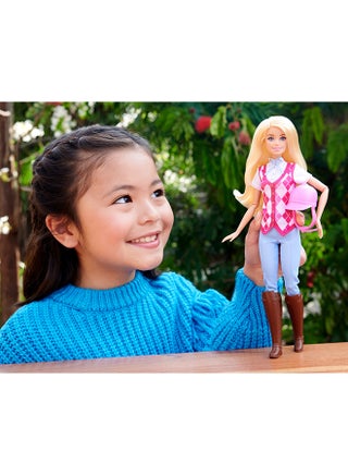 “Malibu” Doll & Accessories from Mysteries: The Great Horse Chase, Includes Fashion Doll, Removable Riding Outfit & Helmet - HXJ38 - view 2