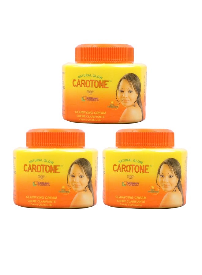 Carotone Natural glow Carotone DSP10 Brightening Cream 135ml (Pack of 3) - Image 1