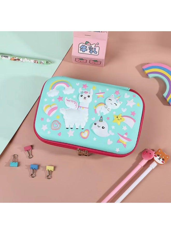 Pen Box Pupils Cute Large Capacity Stationery Box Children Cartoon Eva Three-dimensional Pencil Bag Boys Girls Pencil Box - Image 1