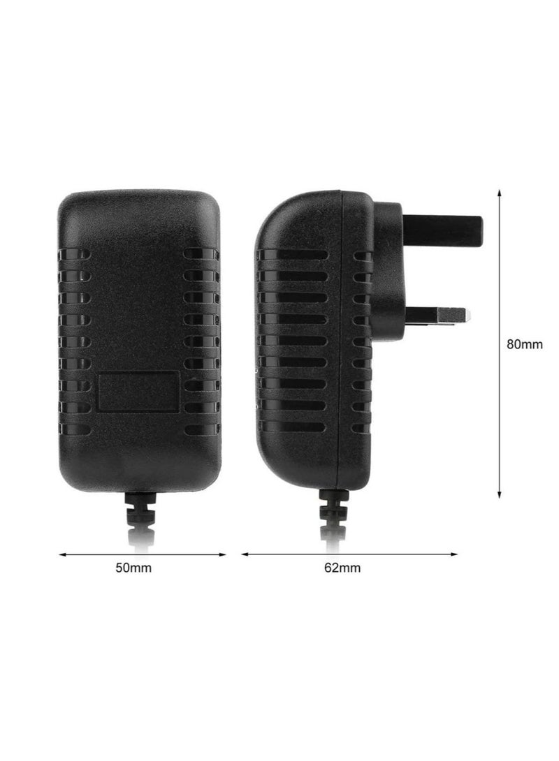 UK Shape G Type Power Supply AC 100-240V to DC 12V 2A Adaptor Cable LED Transformer Converter Portable Wall Charger for Massage Gun and Etc - Image 2