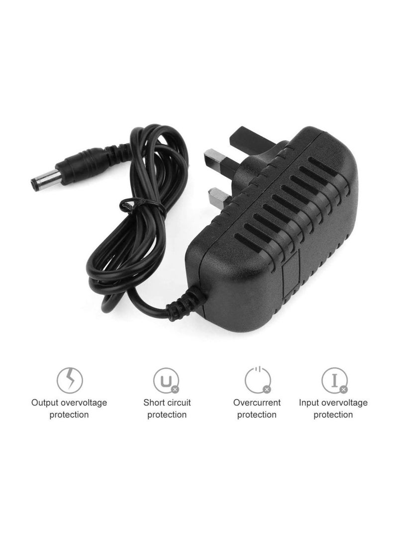 UK Shape G Type Power Supply AC 100-240V to DC 12V 2A Adaptor Cable LED Transformer Converter Portable Wall Charger for Massage Gun and Etc - Image 5