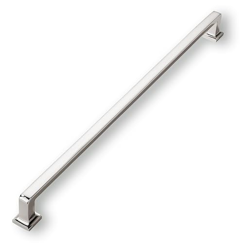 khtumeware 1 Pack Polished Nickel Cabinet Appliance Pulls 12 Inch305mm Hole Centers Cabinet Handles Kitchen Hardware Straight Bar for Cabinets and Drawer Pulls - Image 1