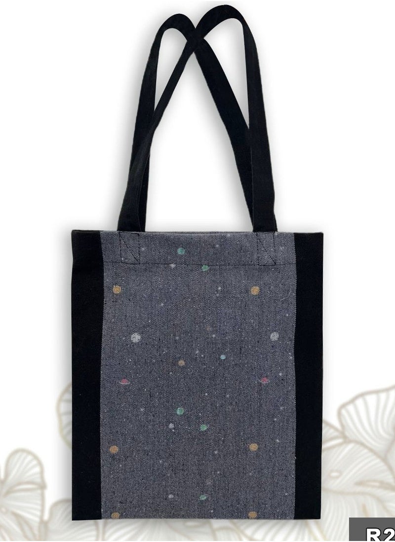 Gharibo Bags casual printed linen tote bag  - Image 1
