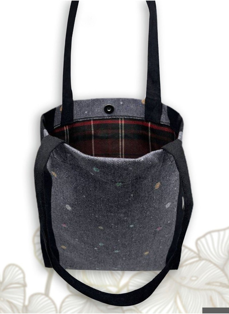 Gharibo Bags casual printed linen tote bag  - Image 3