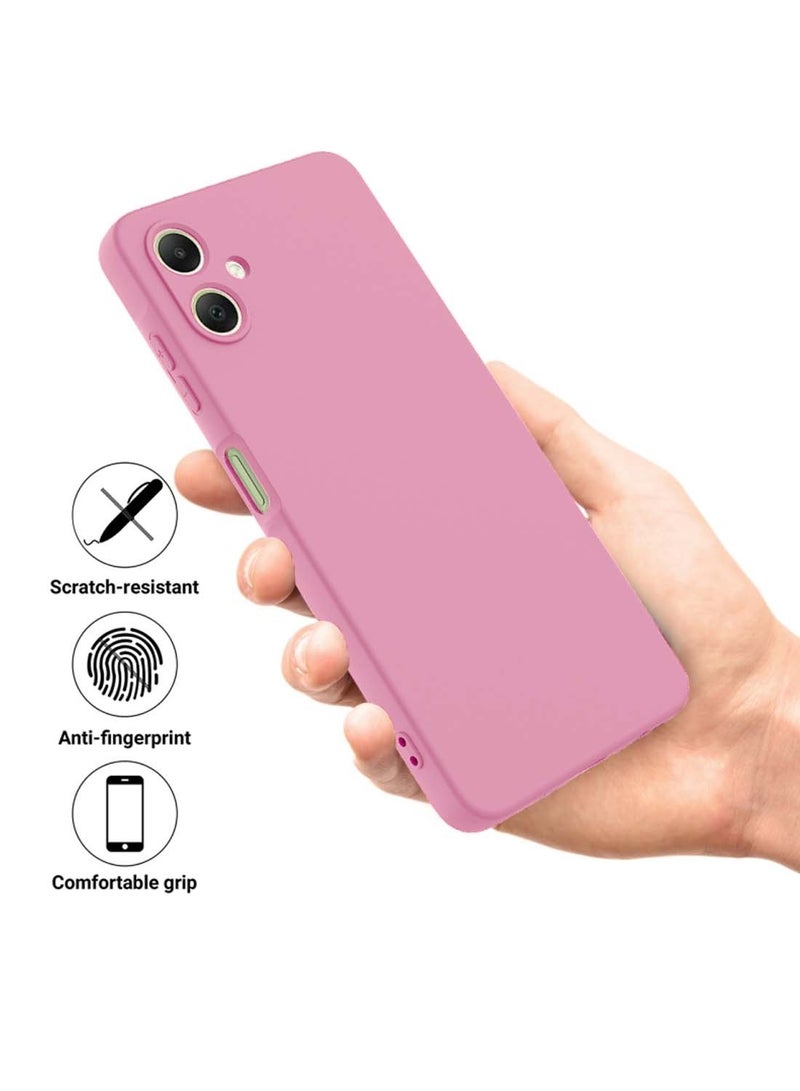 Wtech Samsung Galaxy A06 4G 2024 Premium Liquid Silicone Case Cover - Pink - Image 2