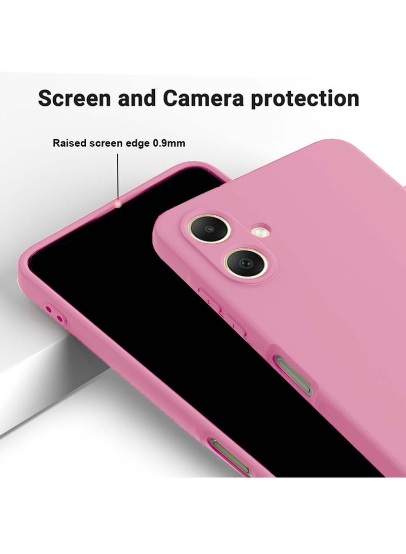Wtech Samsung Galaxy A06 4G 2024 Premium Liquid Silicone Case Cover - Pink - Image 3