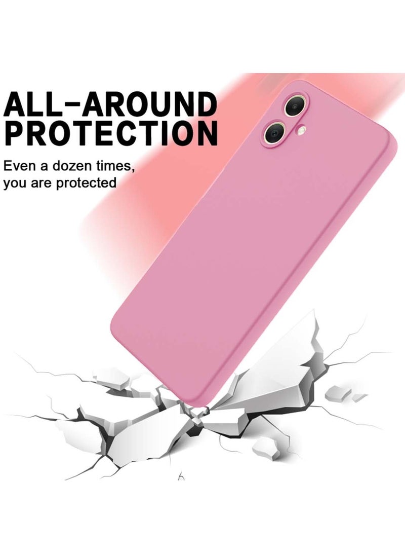 Wtech Samsung Galaxy A06 4G 2024 Premium Liquid Silicone Case Cover - Pink - Image 4