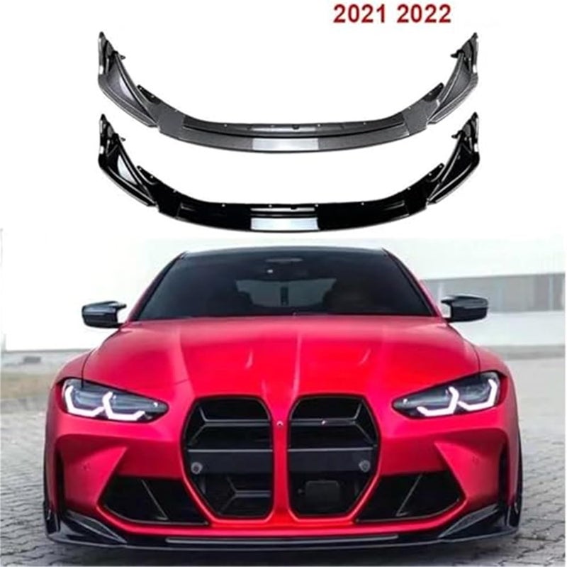 Wivplex Carbon Fiber Front Bumper Spoiler for BMW M3/M4 - Image 2