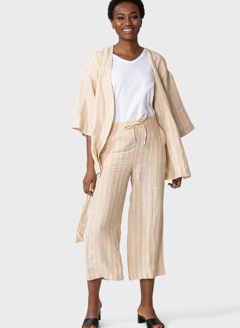 INDISKA Striped Wrap Dress