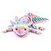 TiTiC 3D Printed Axolotl Fidget Toy 3D Printed Animals ToyArticulated Flexible Axolot Fidget Toy Fun Gift Rainbow 10 in - Image 2