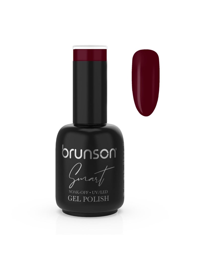 brunson Gel Nail Polish 15ml Smart Gel Nails Glossy Shine Finish Long Lasting Soak off UV LED Gel Polish for Nail Art French Manicure Pedicure Salon Quality Chip Resistant Gel Nail Extensions UV Gel BSN667