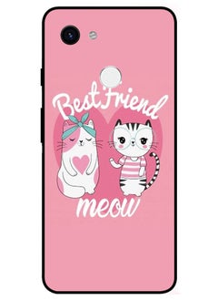 Protective Case Cover For Google Pixel 3A XL Smart Series Printed Protective Case Cover for Google Pixel 3A XL Best Friend Meow
