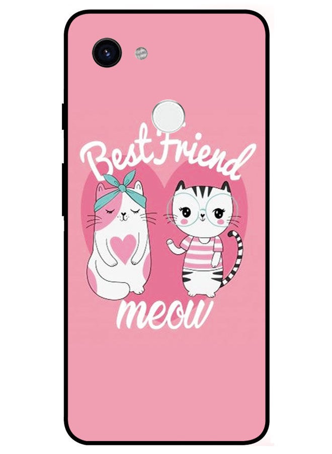 EYE CATCH - Protective Case Cover For Google Pixel 3A XL Smart Series Printed Protective Case Cover for Google Pixel 3A XL Best Friend Meow - Image 1