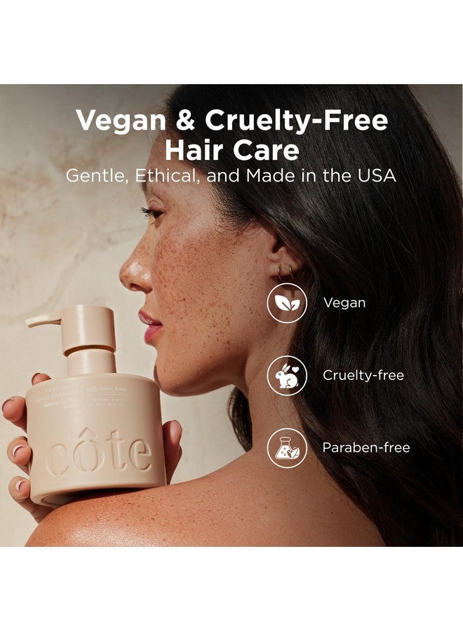Cote Shop Côte Beauty Nourishing Daily Shampoo | Prevents Breakage, Deep Cleans & Hydrates | Black Cumin Seed, Baobab Seed, Yerba Mate Extract | 300mL | Vegan, Cruelty-Free, Made in the USA - Image 3