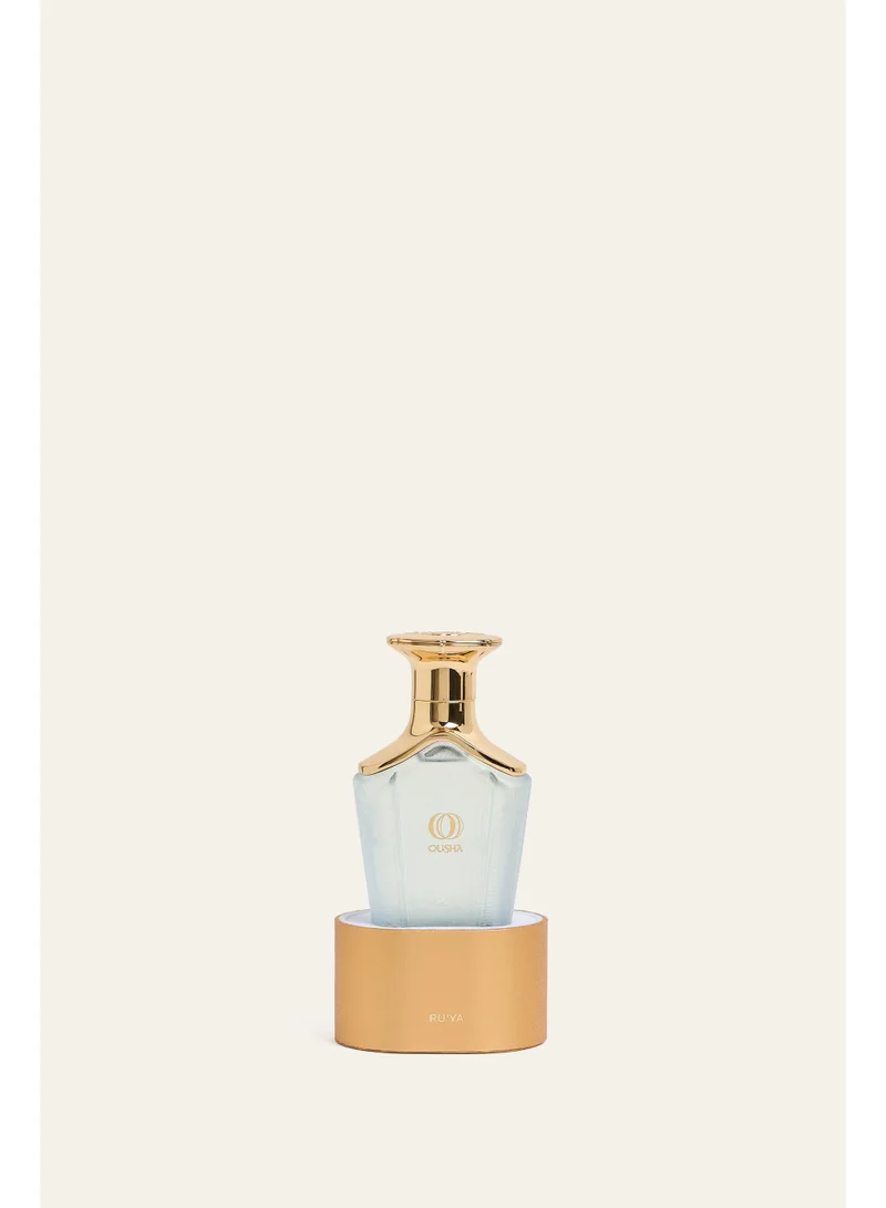Ousha Ousha Ru'ya Eau de Parfum 75ml Unisex – Elegant Fragrance with Mandarin, Orange Blossom, Musk, Pear Blossom, Amber & Vanilla