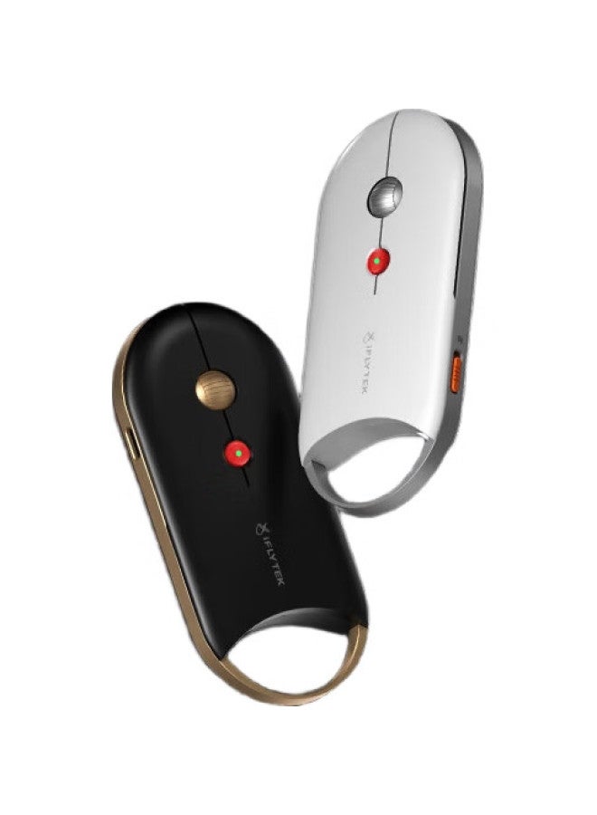 iFLYTEK Xunfei M610 Starfire Edition Wireless Bluetooth Dual-Mode Office Mouse, Ai Smart Mouse, Slim And Portable, Intelligent Voice Input And Translation, Moonlight White - Image 1