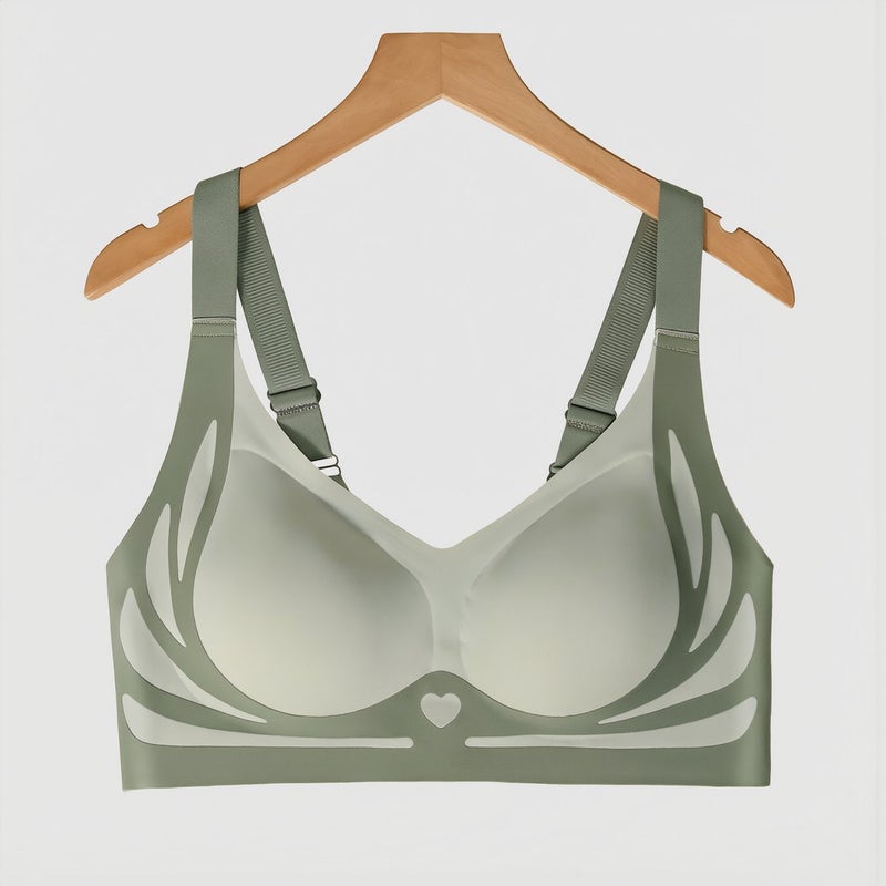 High Durability Seamless Bra 100 Wash No Deform M Green Long Lasting - Image 3