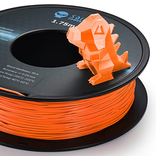 SainSmart 1.75mm Flexible TPU 3D Printer Filament 800g Solid Color, Dimensional Accuracy +/- 0.05 mm (Mango Mojito) - Image 3