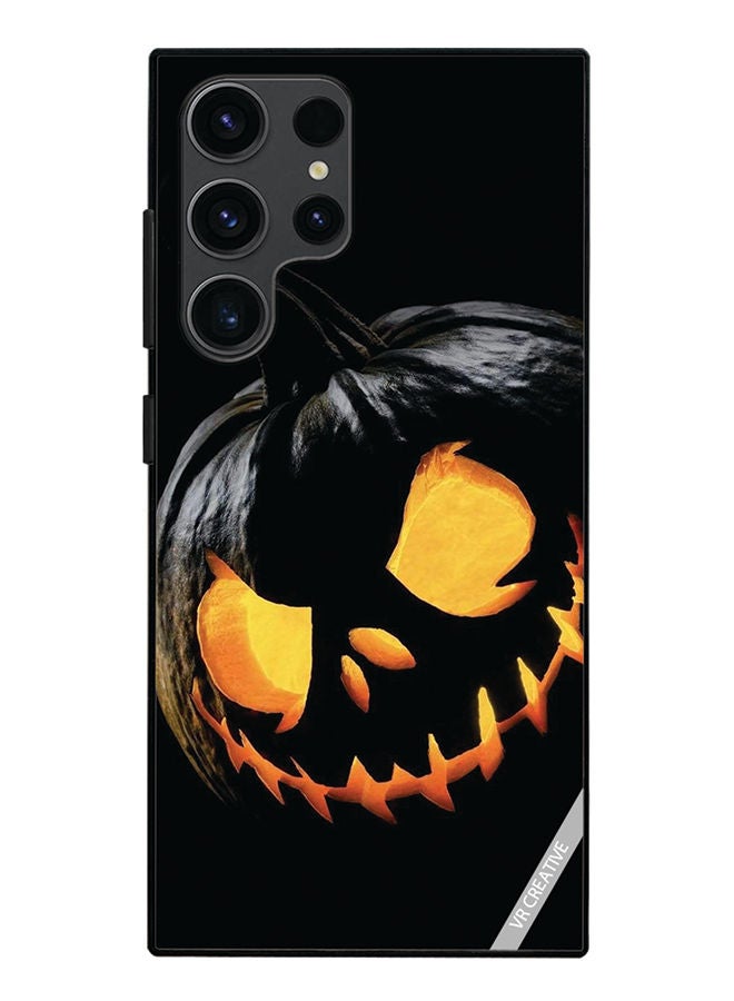 VR CREATIVE Protective Case Cover For Samsung Galaxy S23 Ultra 5G Halloween Design Multicolour - Image 1