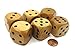 Koplow Games مجموعة من 6 نرد كبير بحجم 30 مم مع نقاط سوداء - Image 3