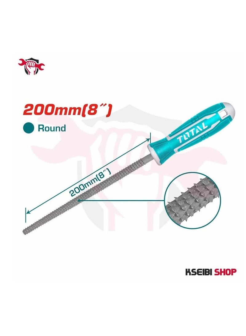 TOTAL 8" Wood Handheld Far Tail File Model THT91786