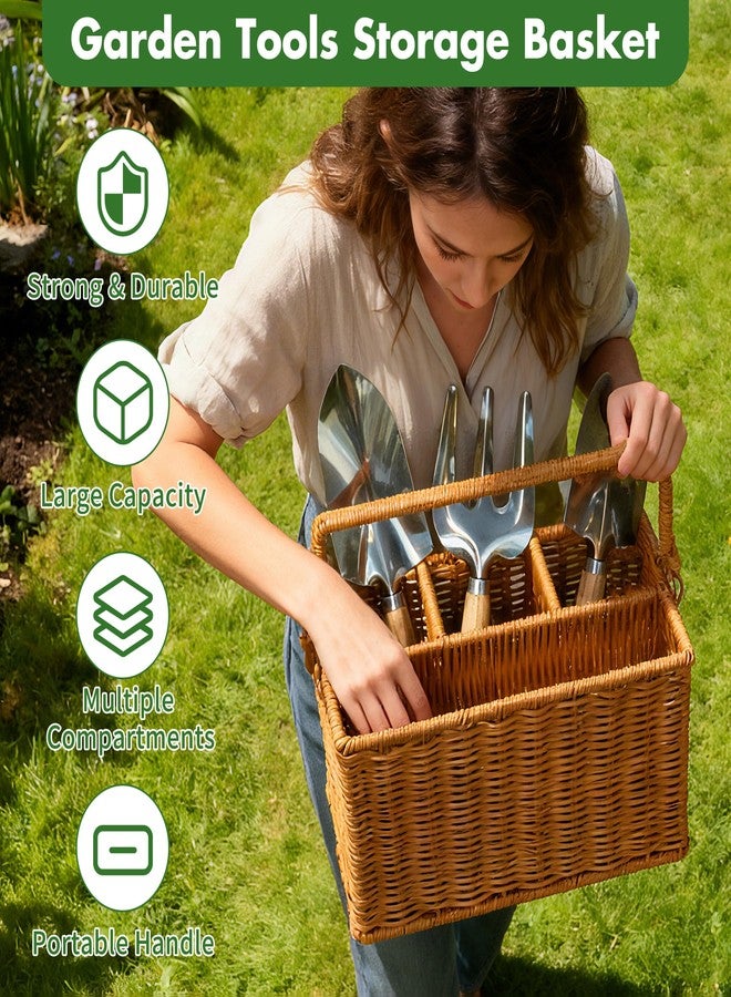 JIABOLANG Gardening Gifts for Women 12 Pcs Garden Tools Set with Basket Heavy Duty Gardening Hand Tool with Wood Handle Gardener Lady Plant Lover Gifts Wife Mom Grandma Mothers Day Birthday - Image 4