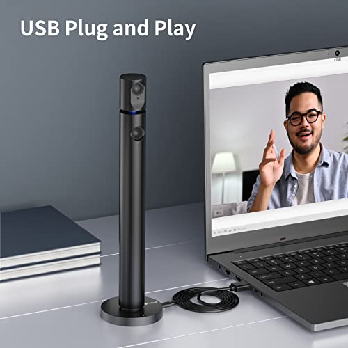 CZUR Halo X Pro Dual Webcam for PC, 1080P Web Camera with Microphone, USB Camera for Computer, 90° View, Plug & Play, Compatible with Windows&Mac, for TikTok/YouTube/Yahoo Messenger - Image 3