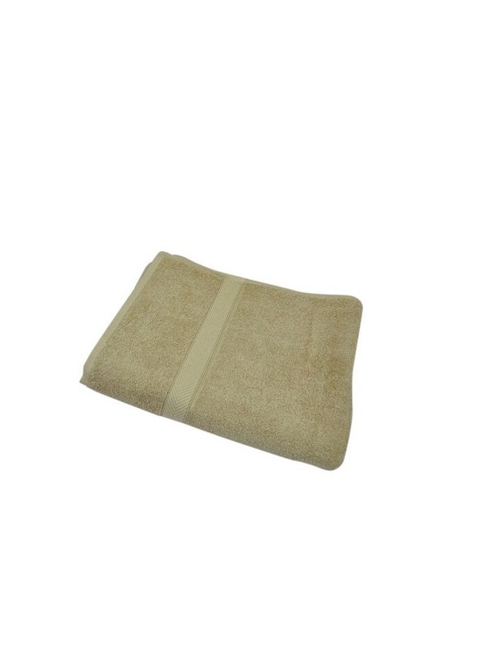 Princes - Princes Solid Design Bath Towel, Beige 90 X 180Centimeter - Image 1