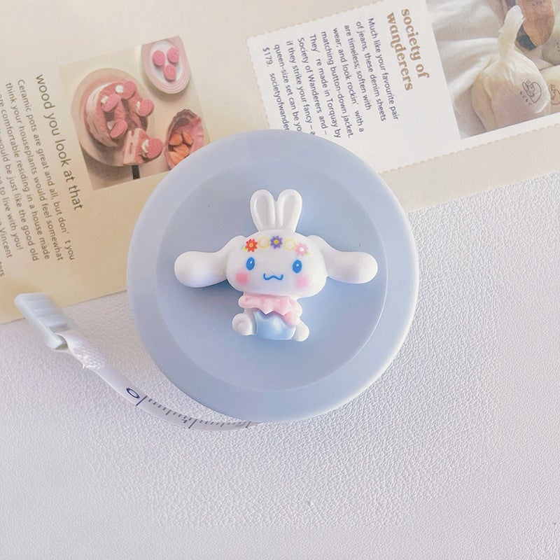 Cartoon Cute Portable Soft Ruler Measuring Clothing Tailor Three-Circumference Telescopic Ruler Mini Tape Measure Clothing Ruler Measuring Tape - Image 1