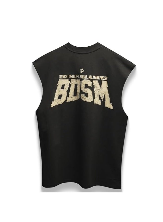 MuscleBlaze  Oversized Tank (Charcoal)XL - Image 1