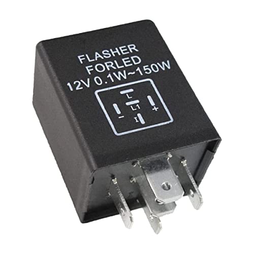 SOCAL-LED LIGHTING SOCALLED LIGHTING 5Pin EP27 FL27 Electronic LED Flasher Relay for Fix Turn Signal Bulbs Hyper Flash Issue - Image 1