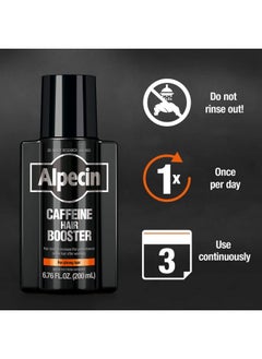 Alpecin Alpecin Caffeine Hair Booster with New Fragrance 6.76 Fl Oz I Hair Performance Enhancer I Promotes Natural Hair Growth and Thickness I Energizes Scalp  - Image 3
