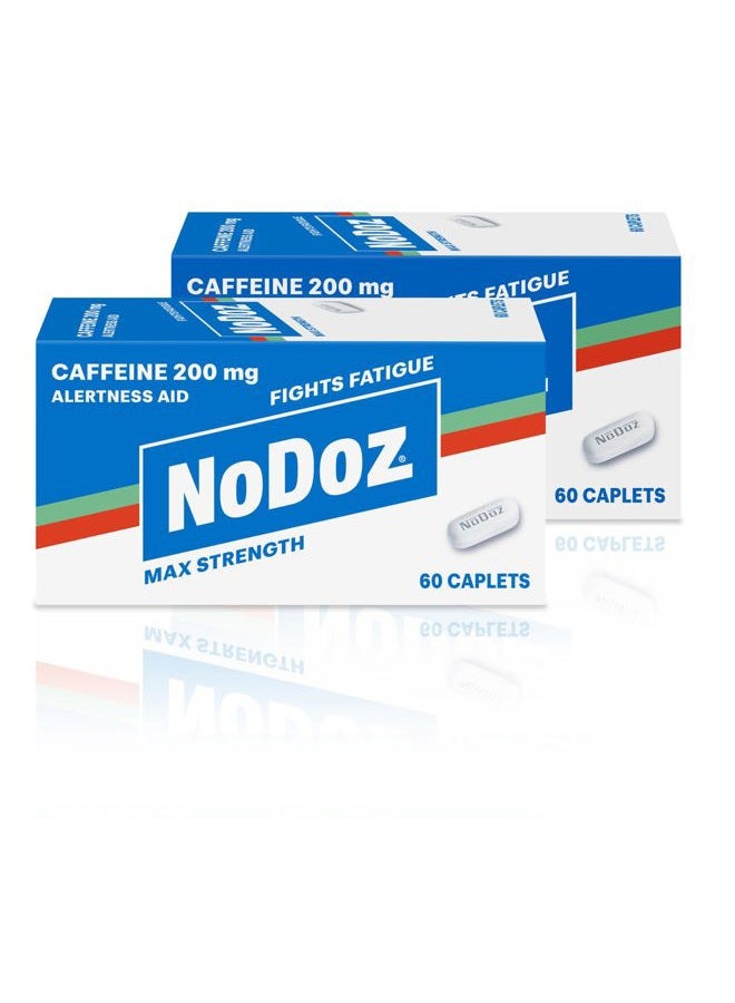 NoDoz 200mg Caffeine Pills Maximum Strength, 120 Caplets - Image 1