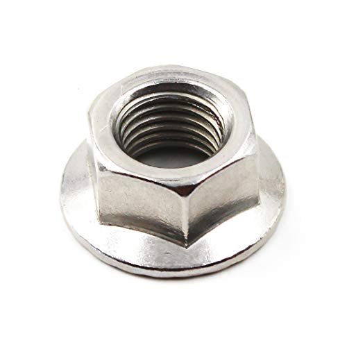 SeeRaphee 304 Stainless Steel Metric Flange M8 Nuts 8mm Hex Nut-25 Pack - Image 3