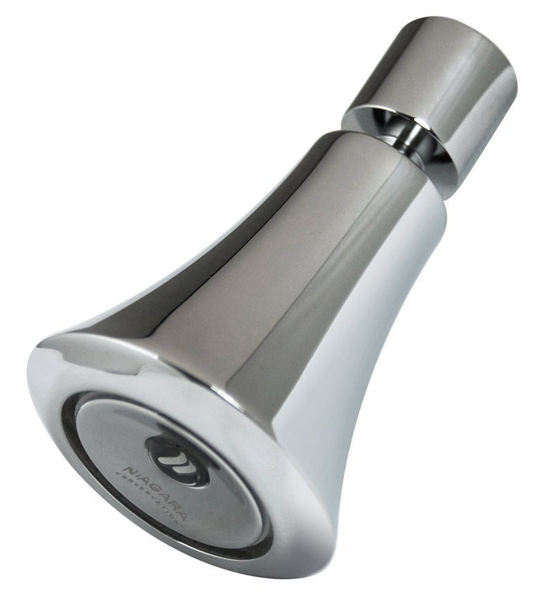 AM Conservation Group Niagara Conservation N2150 Luxury Spa All Metal 1.5 GPM Chrome High Efficiency Fixed Shower Head - Image 4